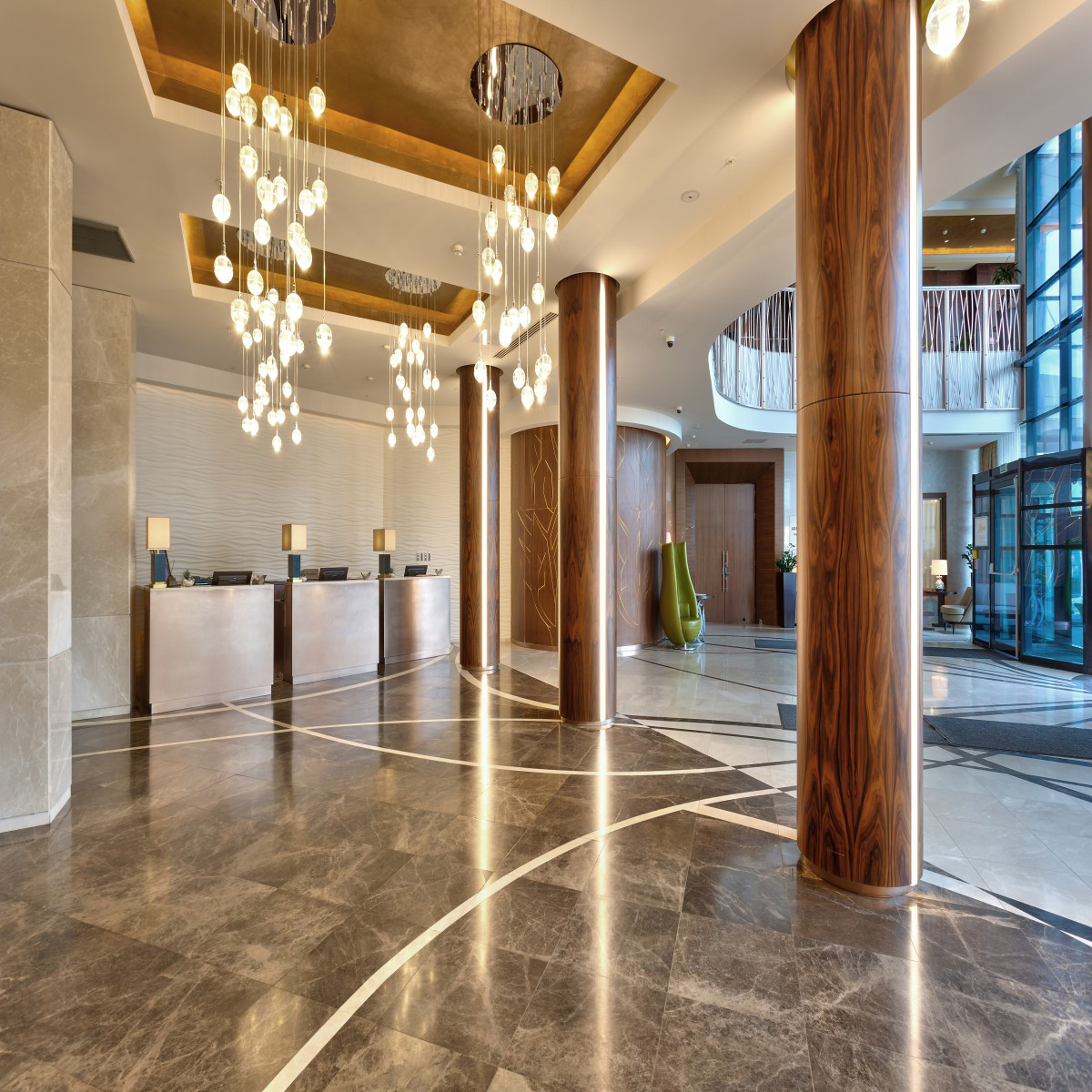 Renaissance Hotel Lobby Lobby and Bar  by Arketipo Design