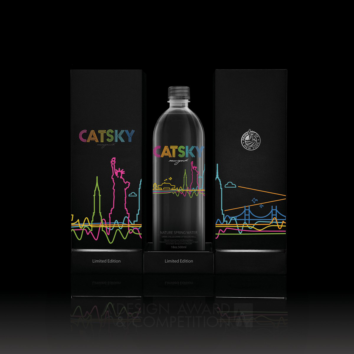Catsky  Pure water from New York by Vike Chan