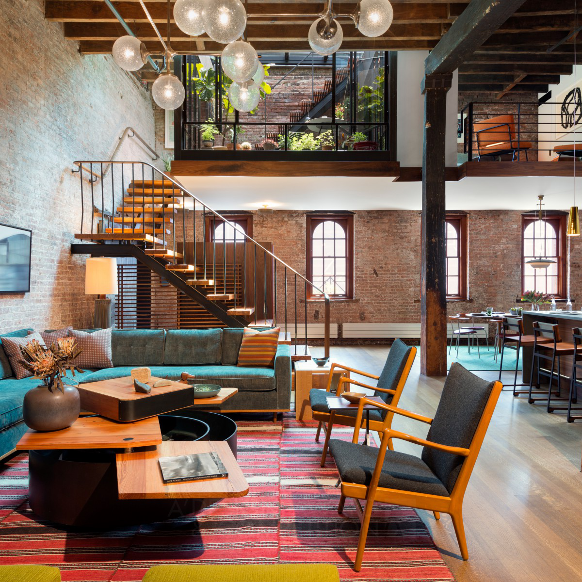 Tribeca Loft Residential Apartment by Matilda Forsberg