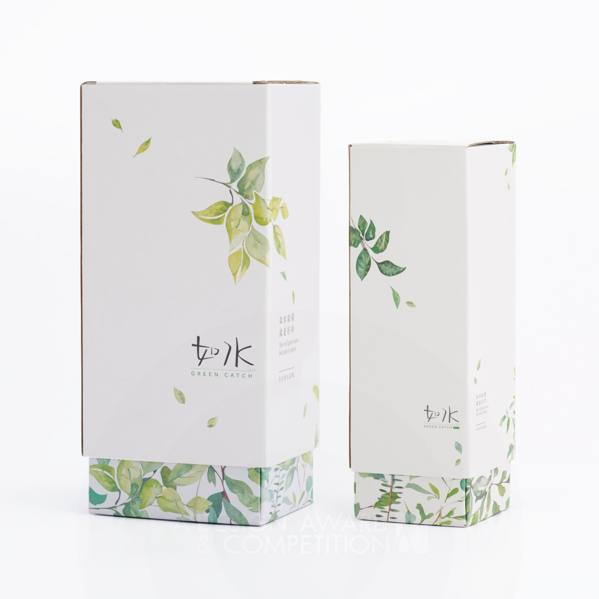 Green Catch plant packaging by The Box Brand Design Ltd.