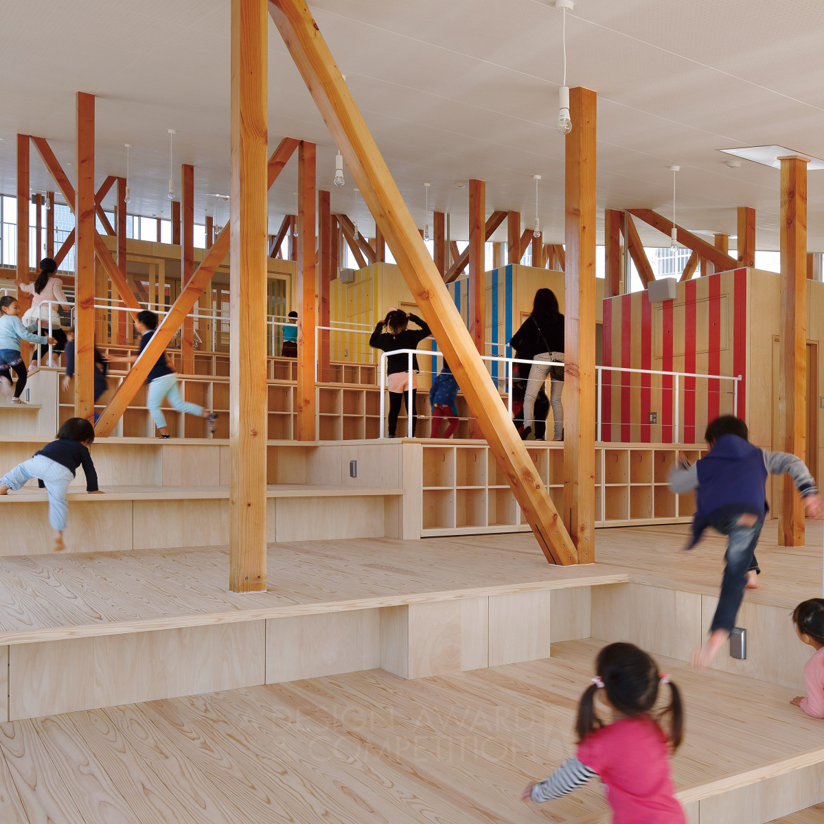 Hakusui nursery school Nursery school by Kentaro Yamazaki