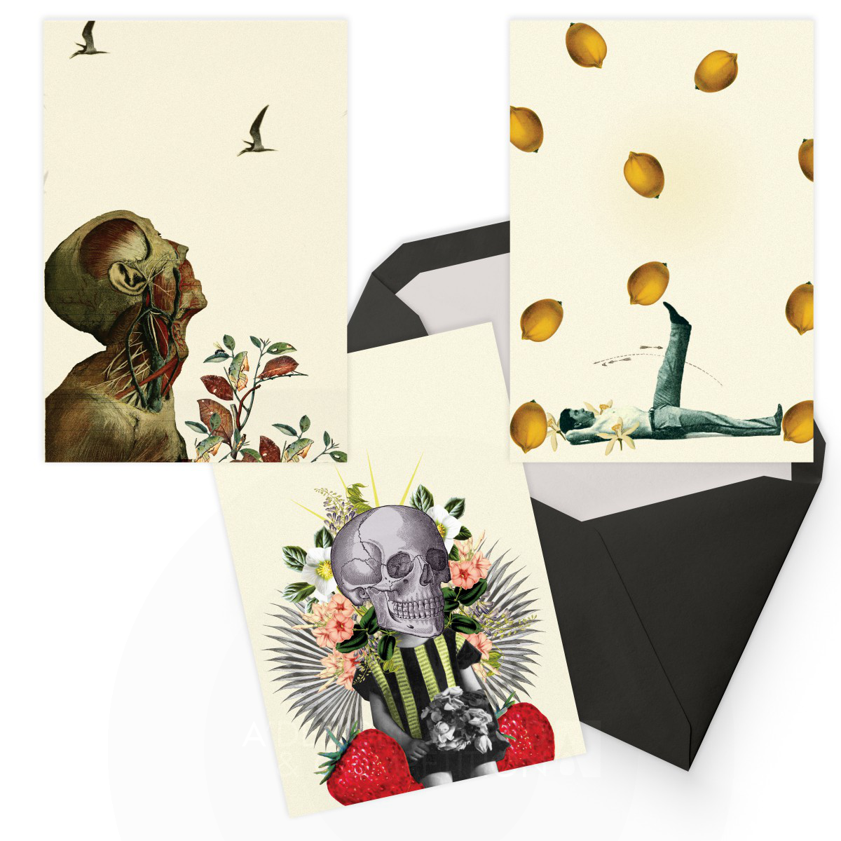 Selfish Collages <b>Postcards Series 