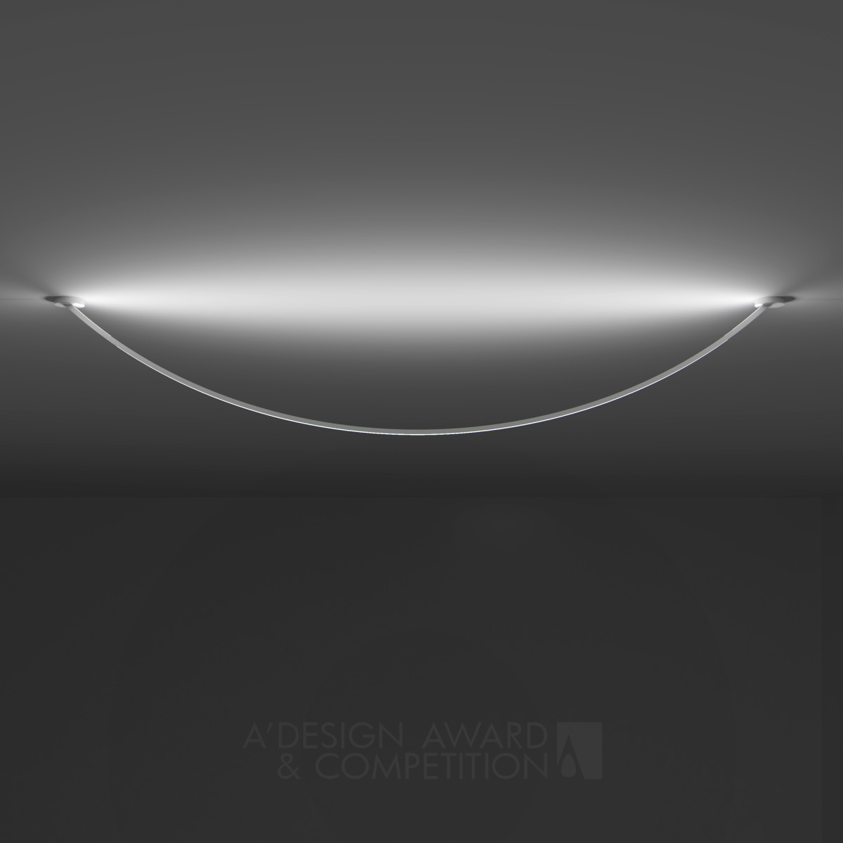 Bronze Winner. Smile Ceiling / Wall Lamp by Olga Petrova-Podolskaya