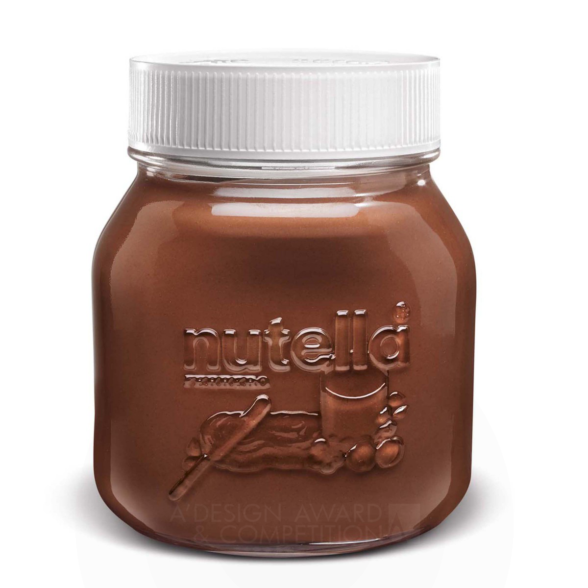 Embossed Nutella Jar for spreadable cream by MrSmith Studio