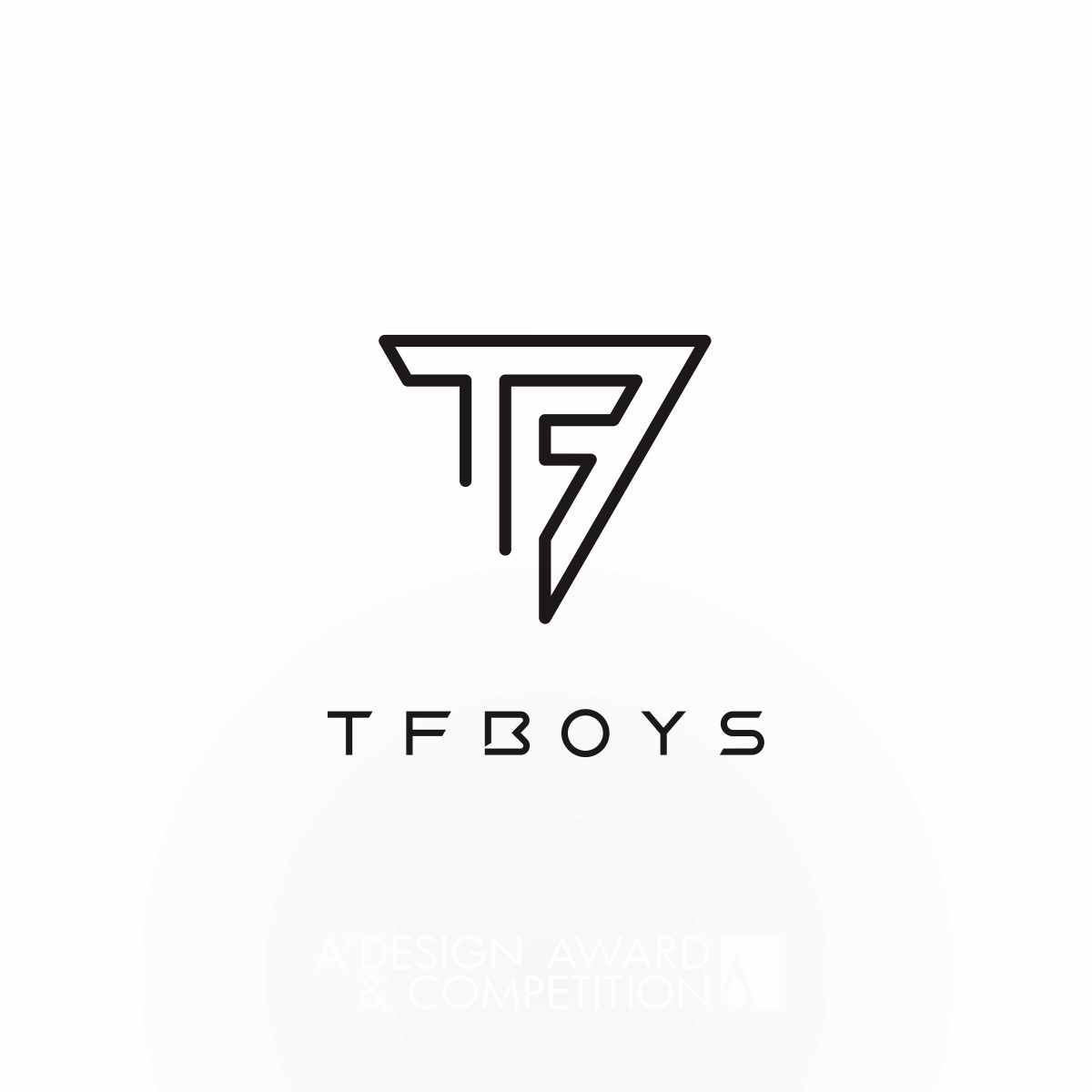 TFboys Logo design by Baohua Xie