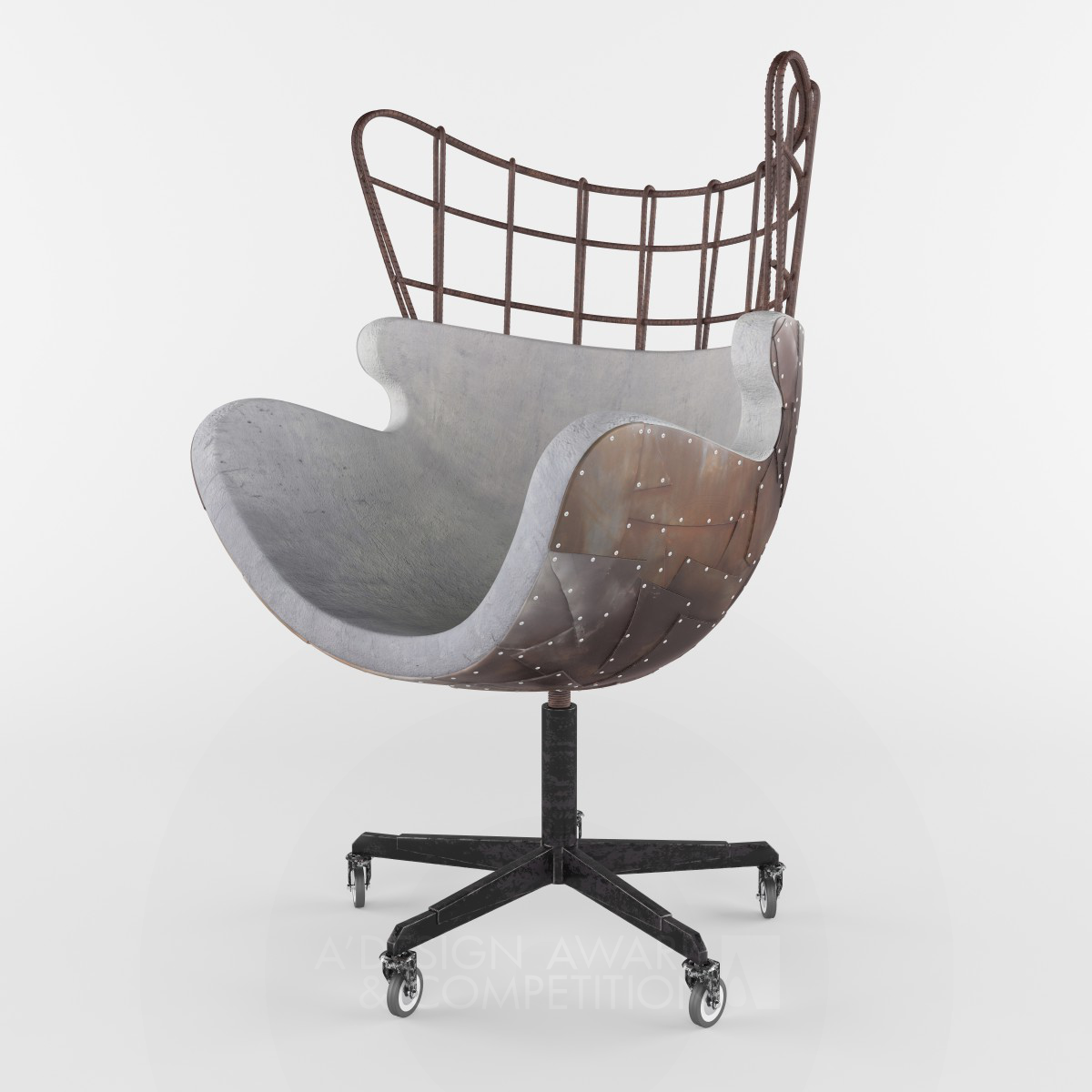 Egg of Concrete Chair by Fatemeh Fooladi