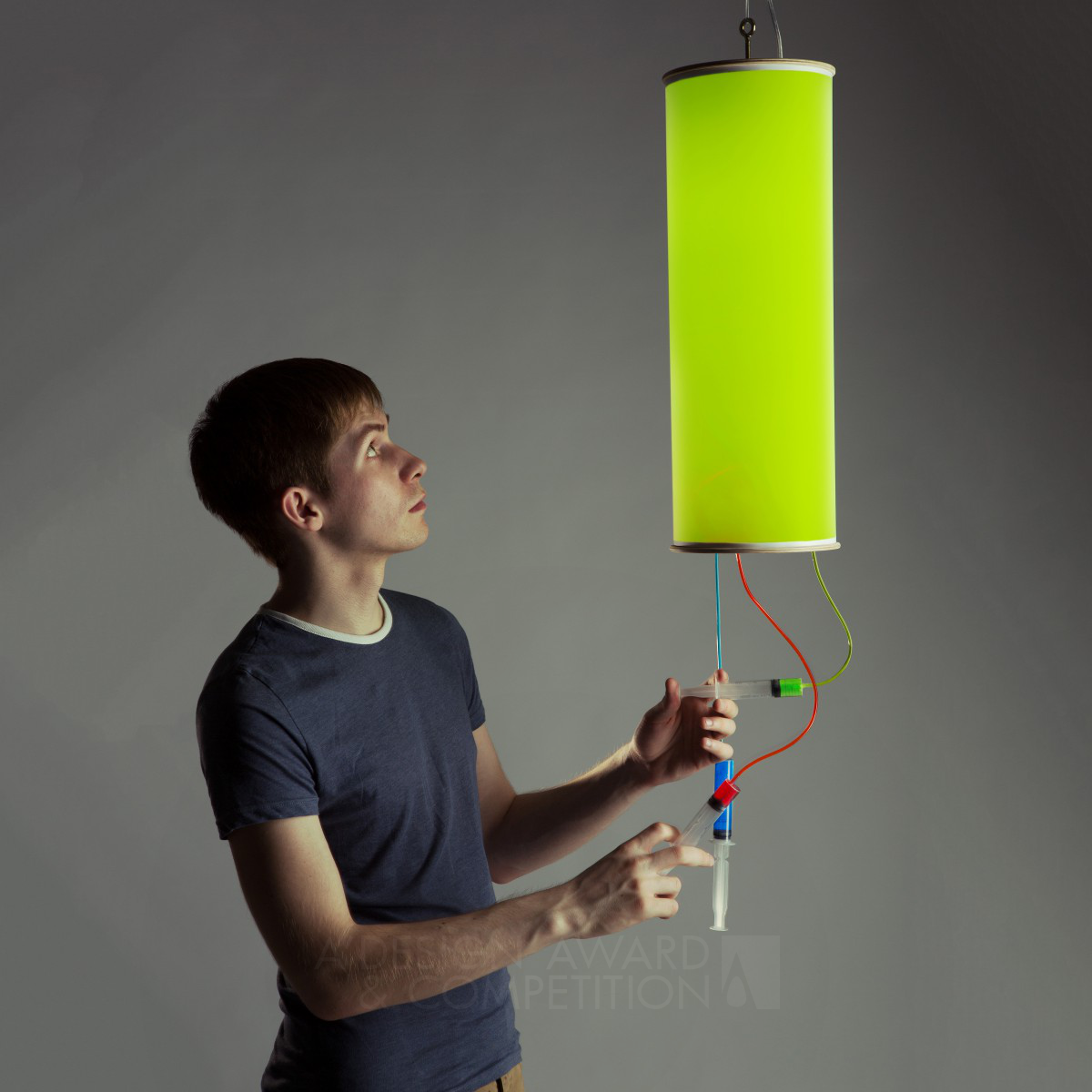 Taras Sgibnev Interactive Multicoloured Lamp