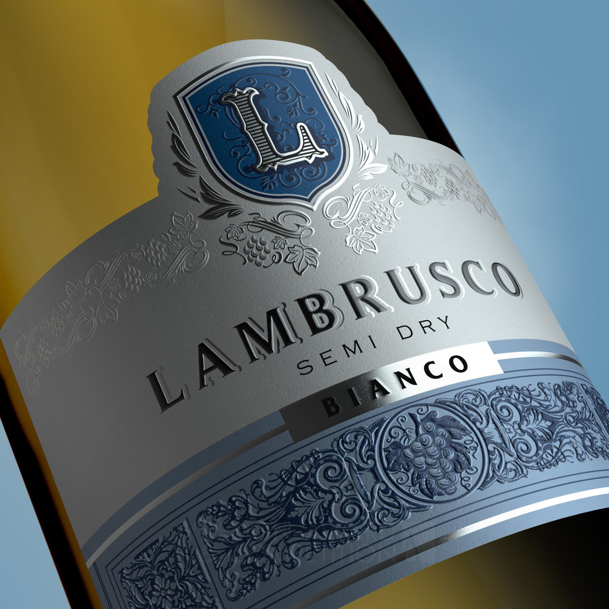 Lambrusco <b>Wine Label Design 