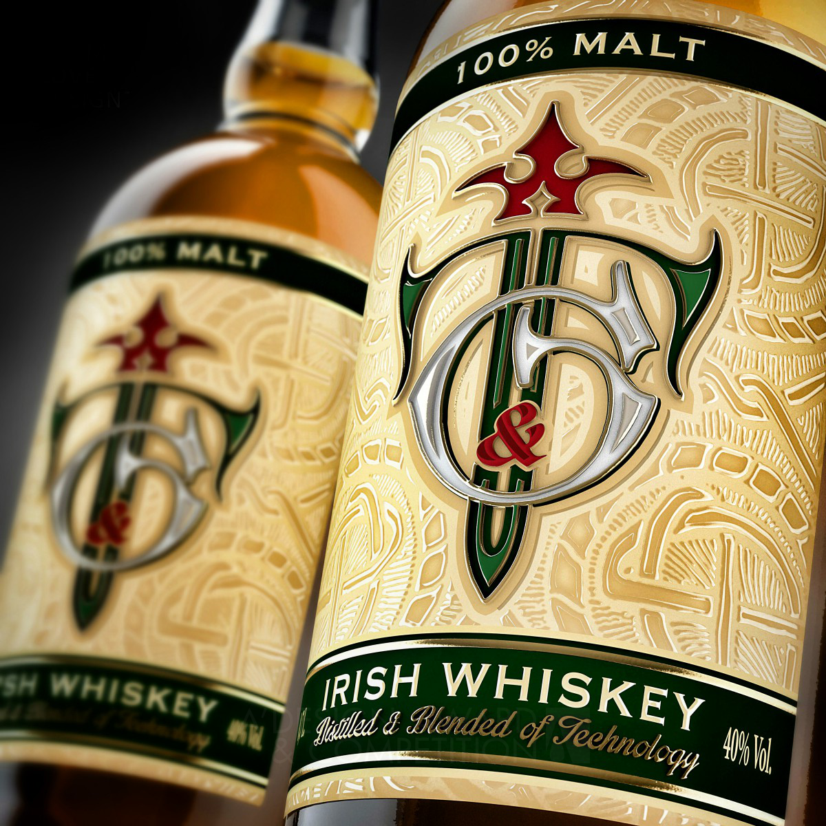 T and G Whiskey Packaging Design by Valerii Sumilov