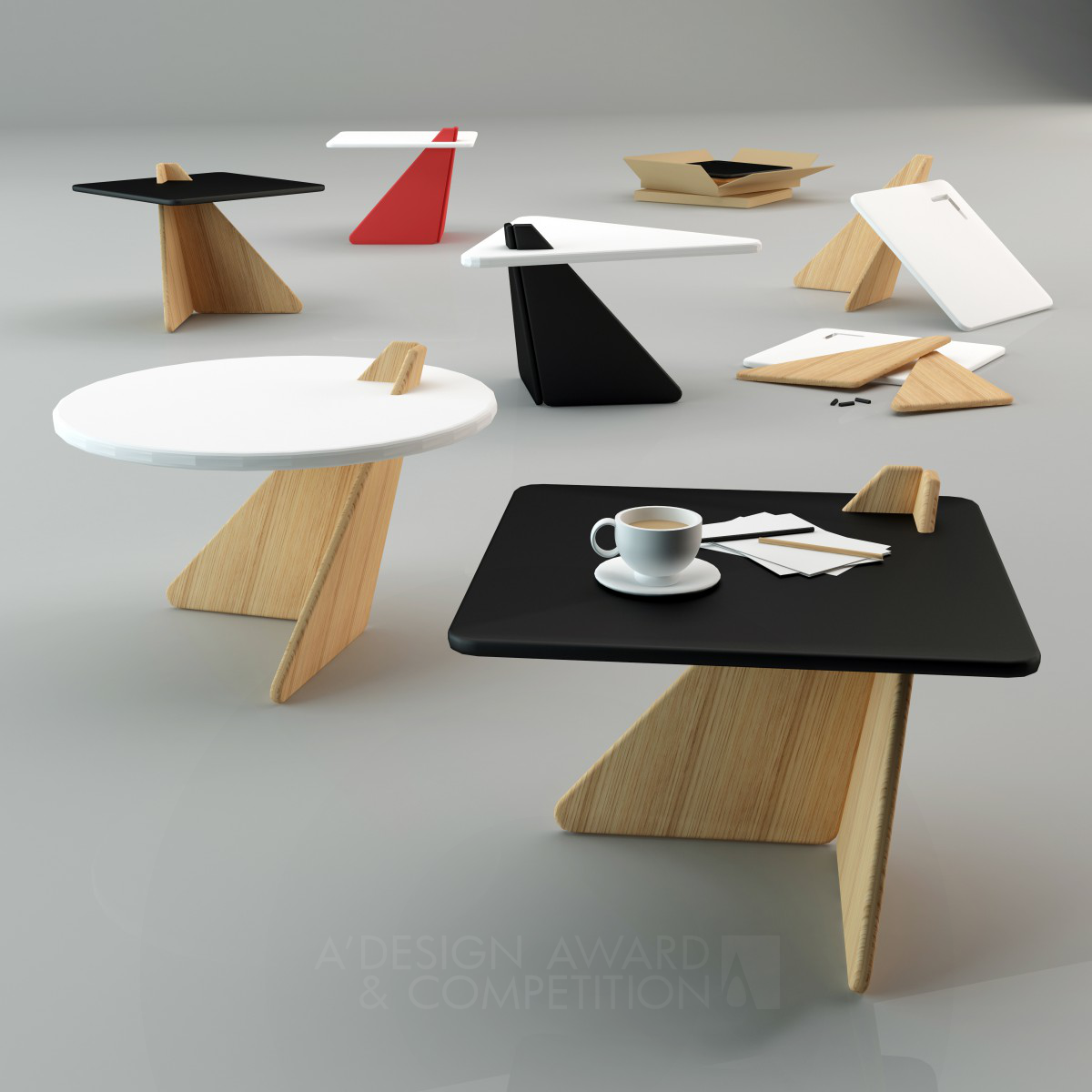 Balance Coffee Table by Mehmet Lutfi Hidayetoglu