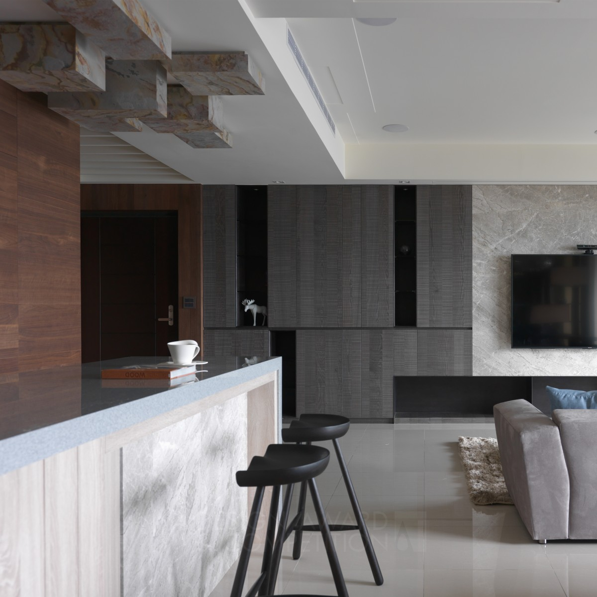 Bronze Winner. The Flowing Laminated White Space by Sheng-Hao Sun