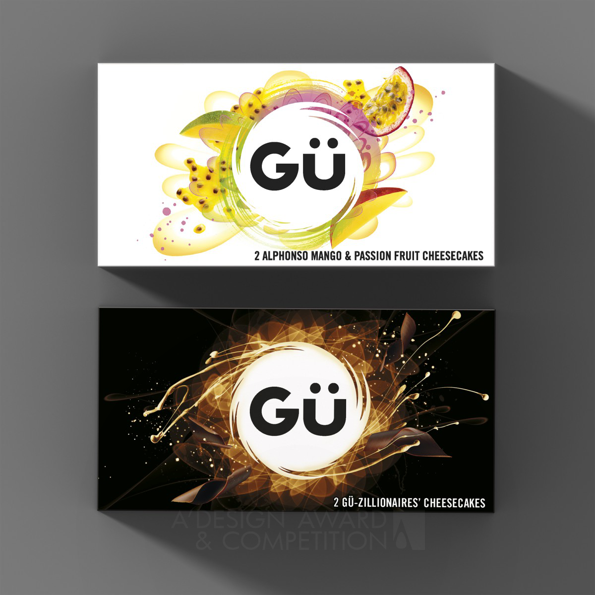 Gü Puds Dessert packaging by Springetts Brand Design