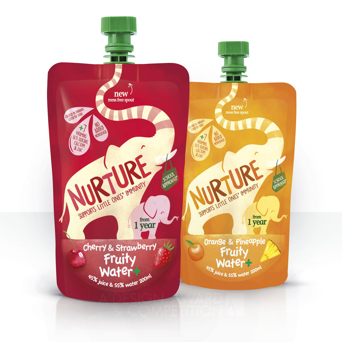 Nurture Drinks packaging by Springetts Brand Design