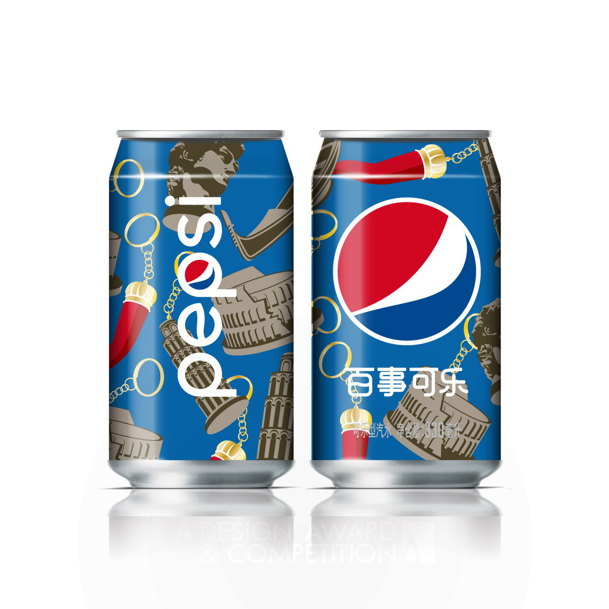 Pepsi x Italian Design Icons Can graphics by PepsiCo Design and Innovation