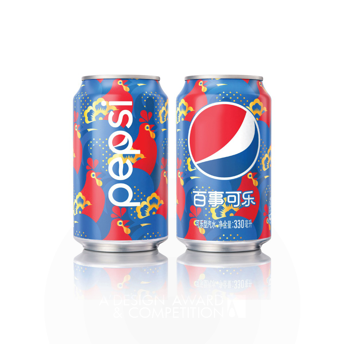 Pepsi Year of the Rooster Ltd Ed Can Can graphics by PepsiCo Design & Innovation