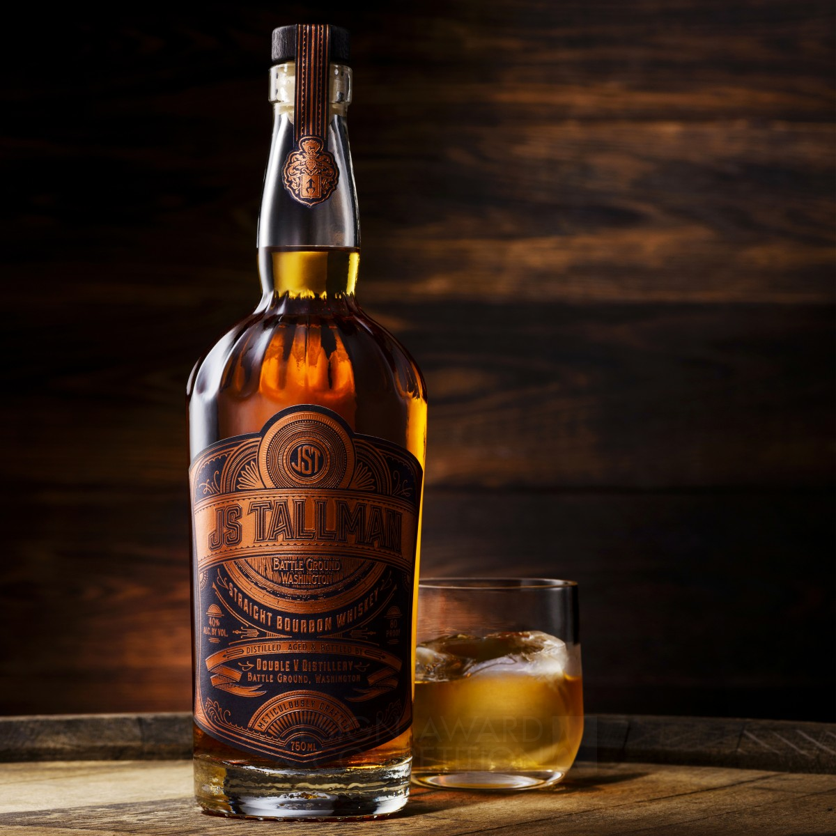 Gold Winner. JS Tallman Bourbon by Kristin Casaletto - Sasquatch