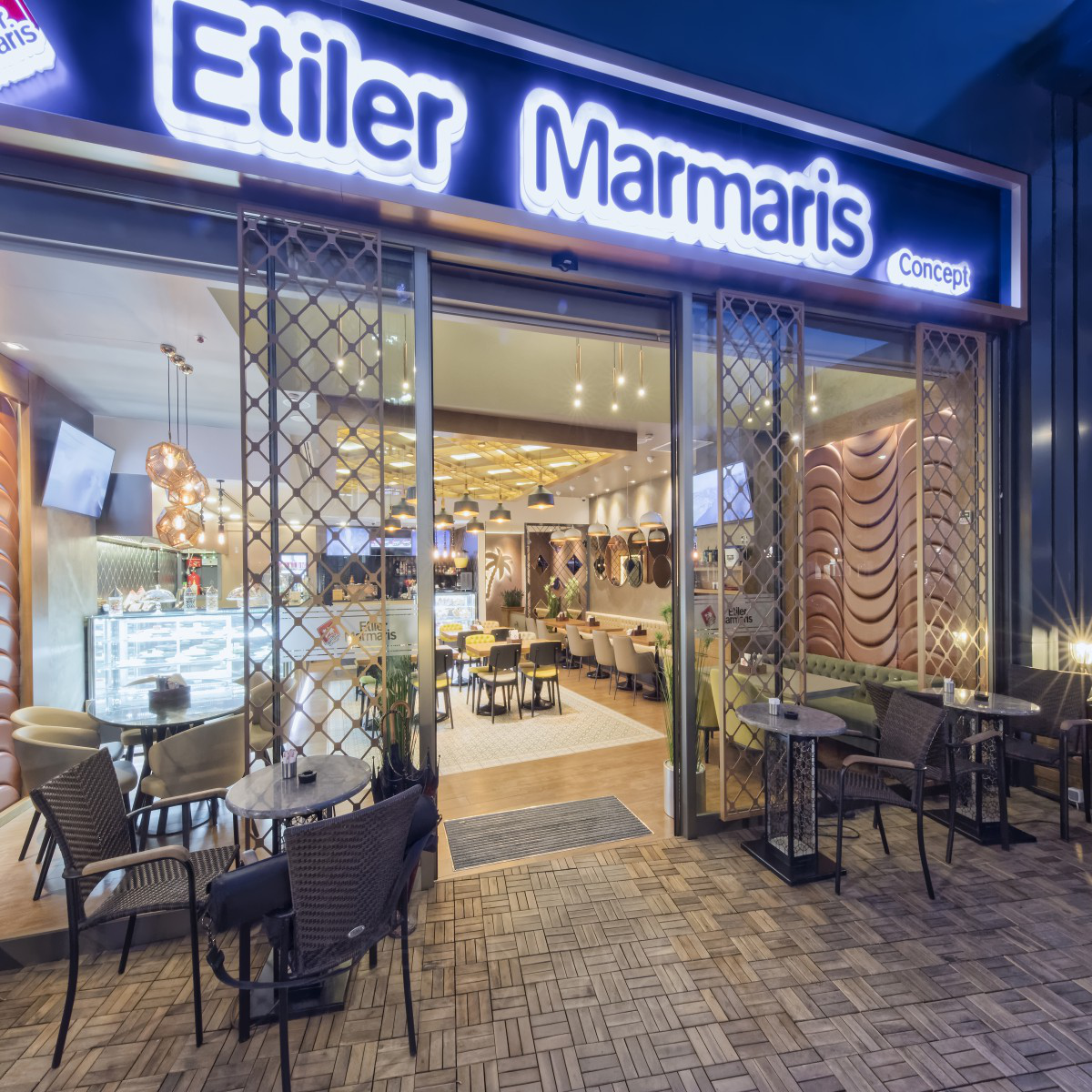 Etiler Marmaris Concept  Restaurant Project by Idea Architecture