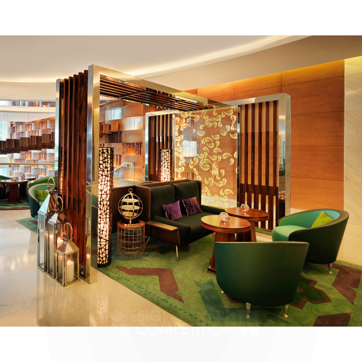 The Tea Lounge Hotel Lobby by Henry Chebaane