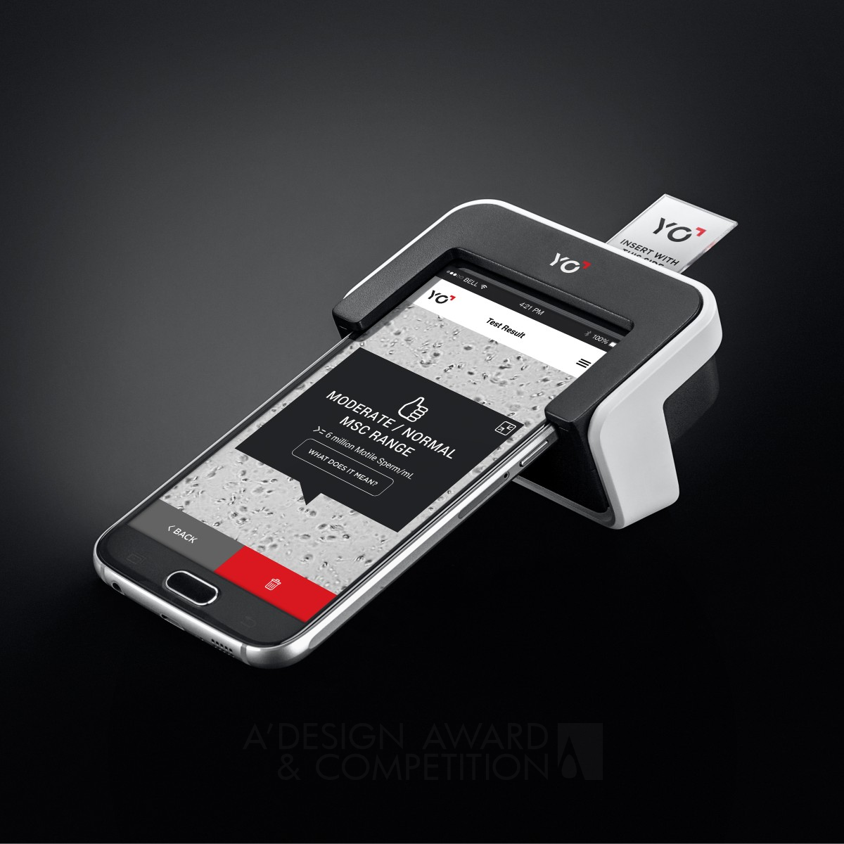 Gold Winner. YO Home Sperm Test by Medical Electronic Systems and Rimoni IND