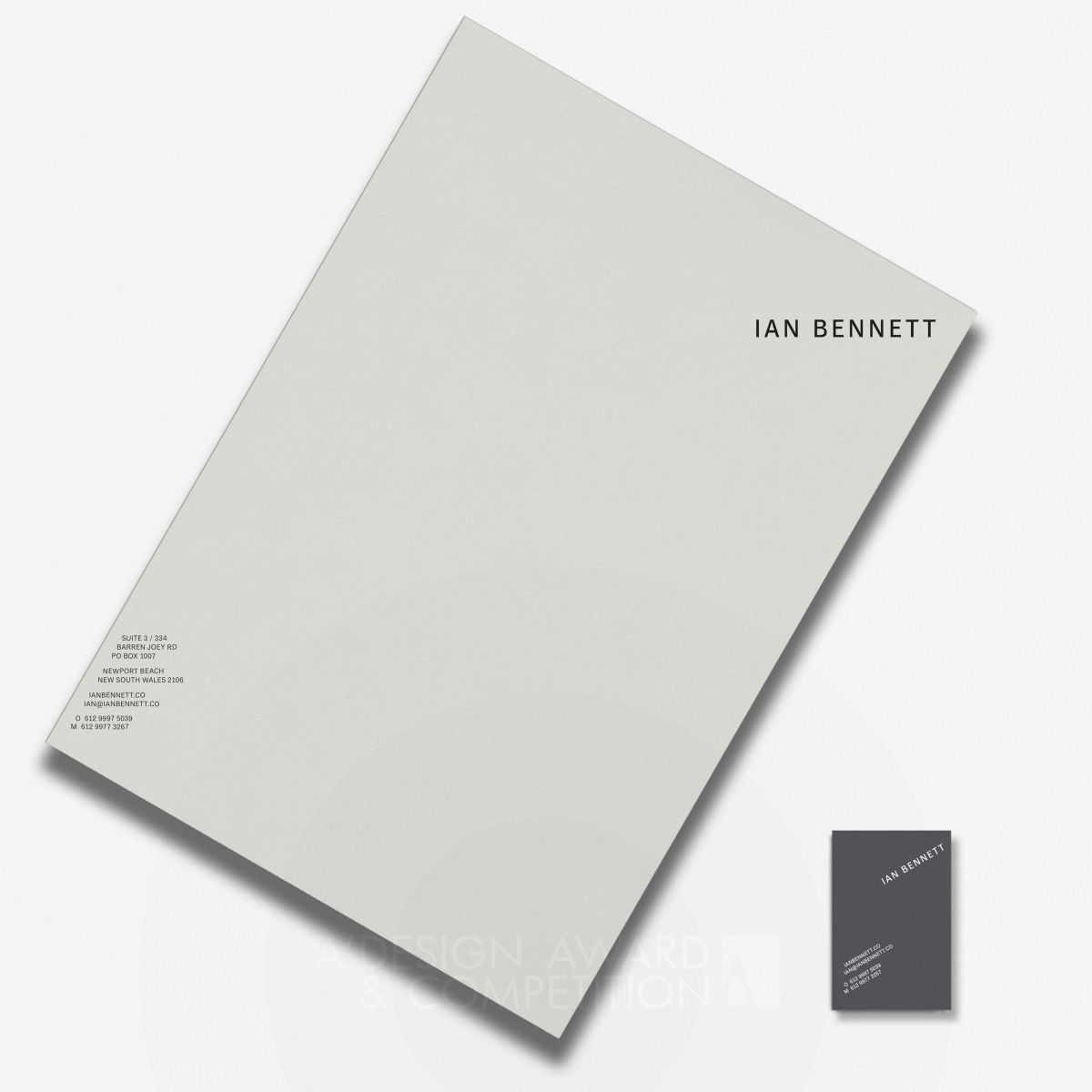 Ian Bennett Architecture <b>Branding