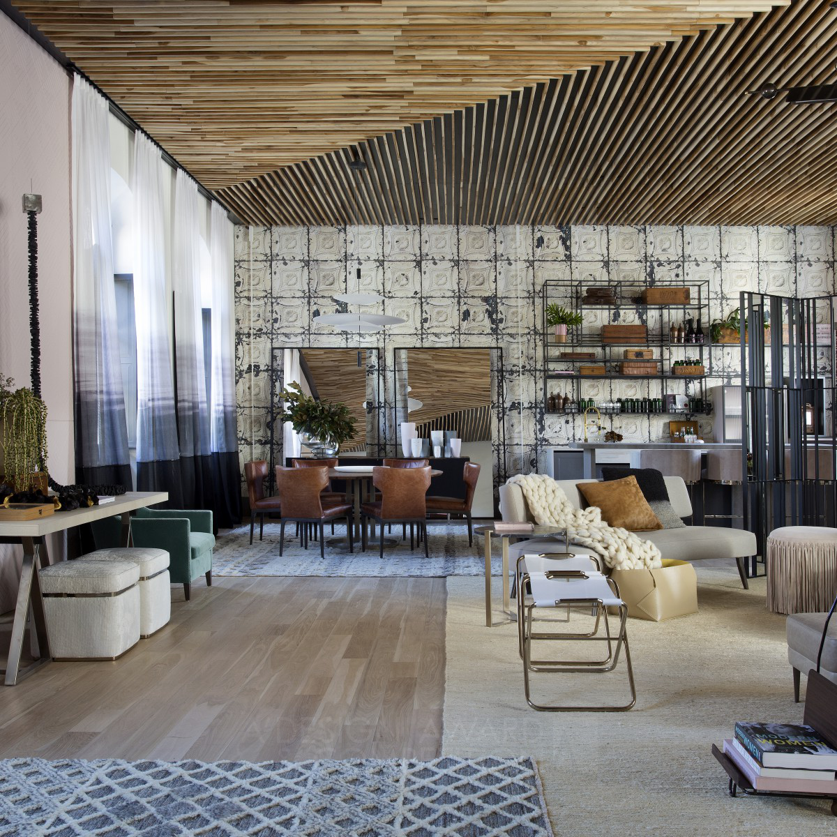 Pink Coal living Interior Design by Juliana Pippi