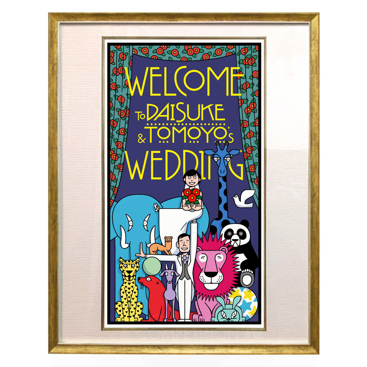 Welcome board for Wedding <b>Signboard to welcome the guests 