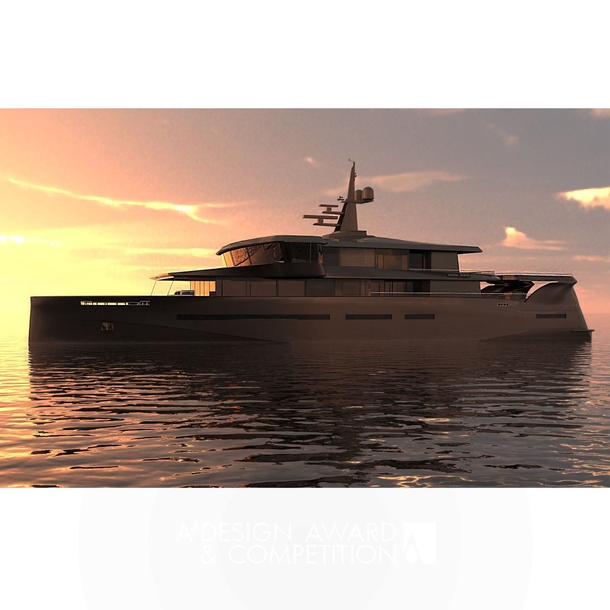 Iron Winner. Anqa 60m Motor Yacht by Sena Jinen