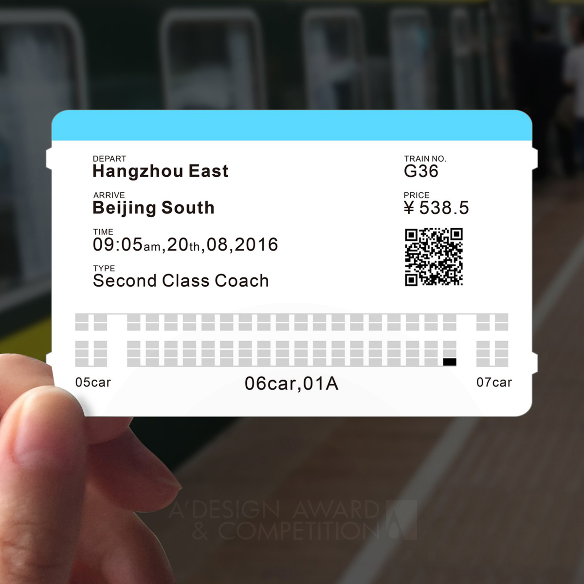 Seating Guide Train Ticket by Wenkai Li