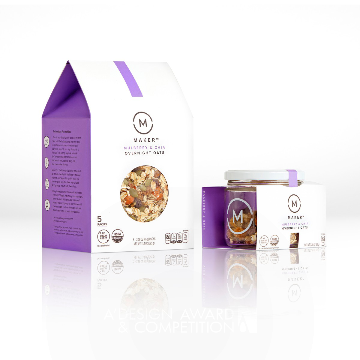 Maker Oats Brand Packaging by PepsiCo Design & Innovation