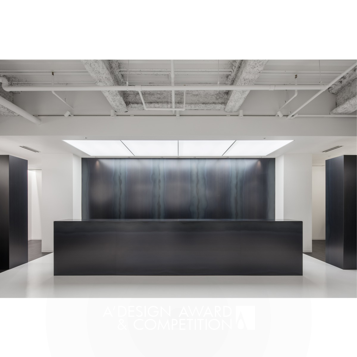 White and Steel School office by Tetsuya Matsumoto Bronze Interior Space and Exhibition Design Award Winner 2018 