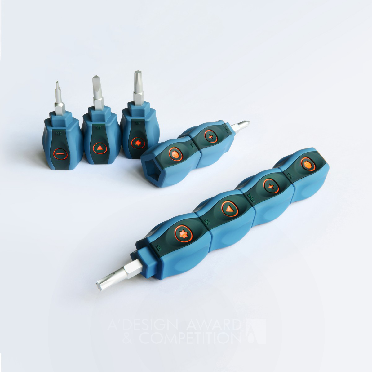 Wenkai Xue wins Silver at the prestigious A' Hardware, Power and Hand Tools Design Award with Plus+ Screwdriver.