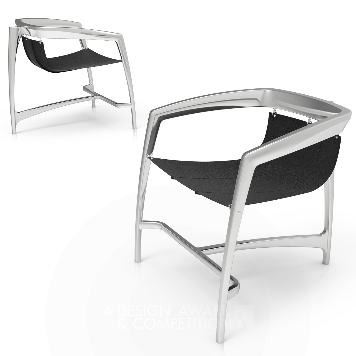 WEI Chair Abstract shapes by Wei Jingye Iron Furniture Design Award Winner 2018 