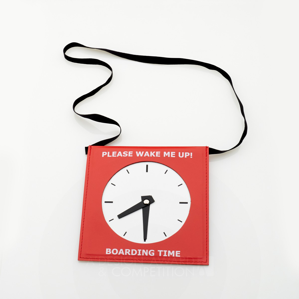 Wake Up Boarding Time Tag by Ari Korolainen