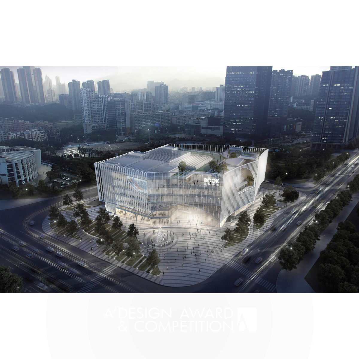 Shenzhen Book City Cultural space and library by Atelier Global Limited