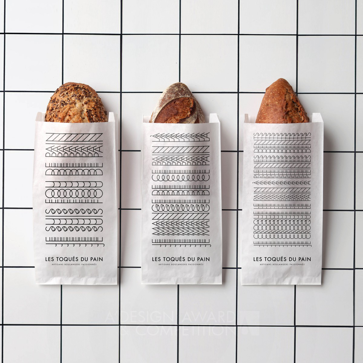 Les toqués du pain <b>Visual Identity for a bakery