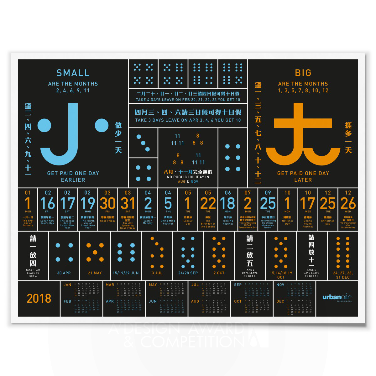 Big or Small <b>Poster Calendar