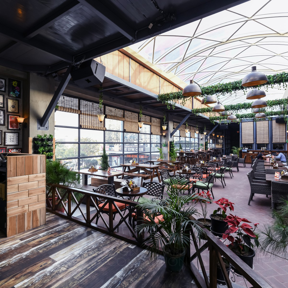 The GreenHouse Restaurant by Devesh Pratyay Silver Interior Space and Exhibition Design Award Winner 2018 