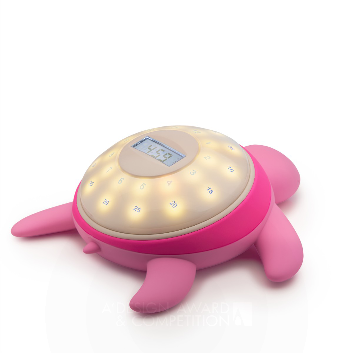Daniel Lau wins Iron at the prestigious A' Baby, Kids and Children's Products Design Award with Tick Tock Turtle Kids Alarm Clock.