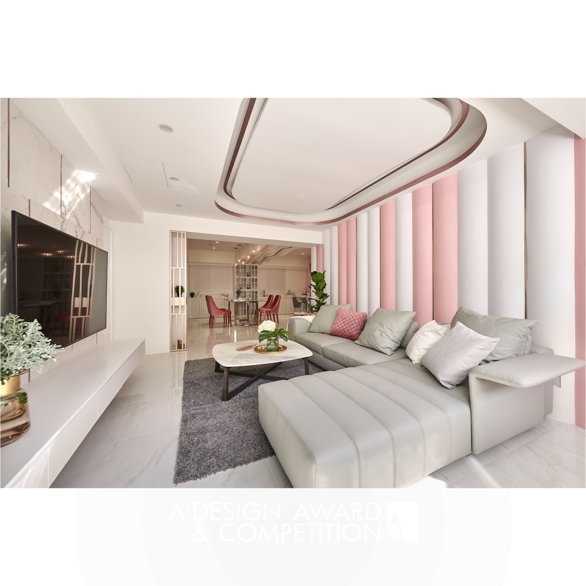 Enchanting Pink Interior Design by Chin-An Yang
