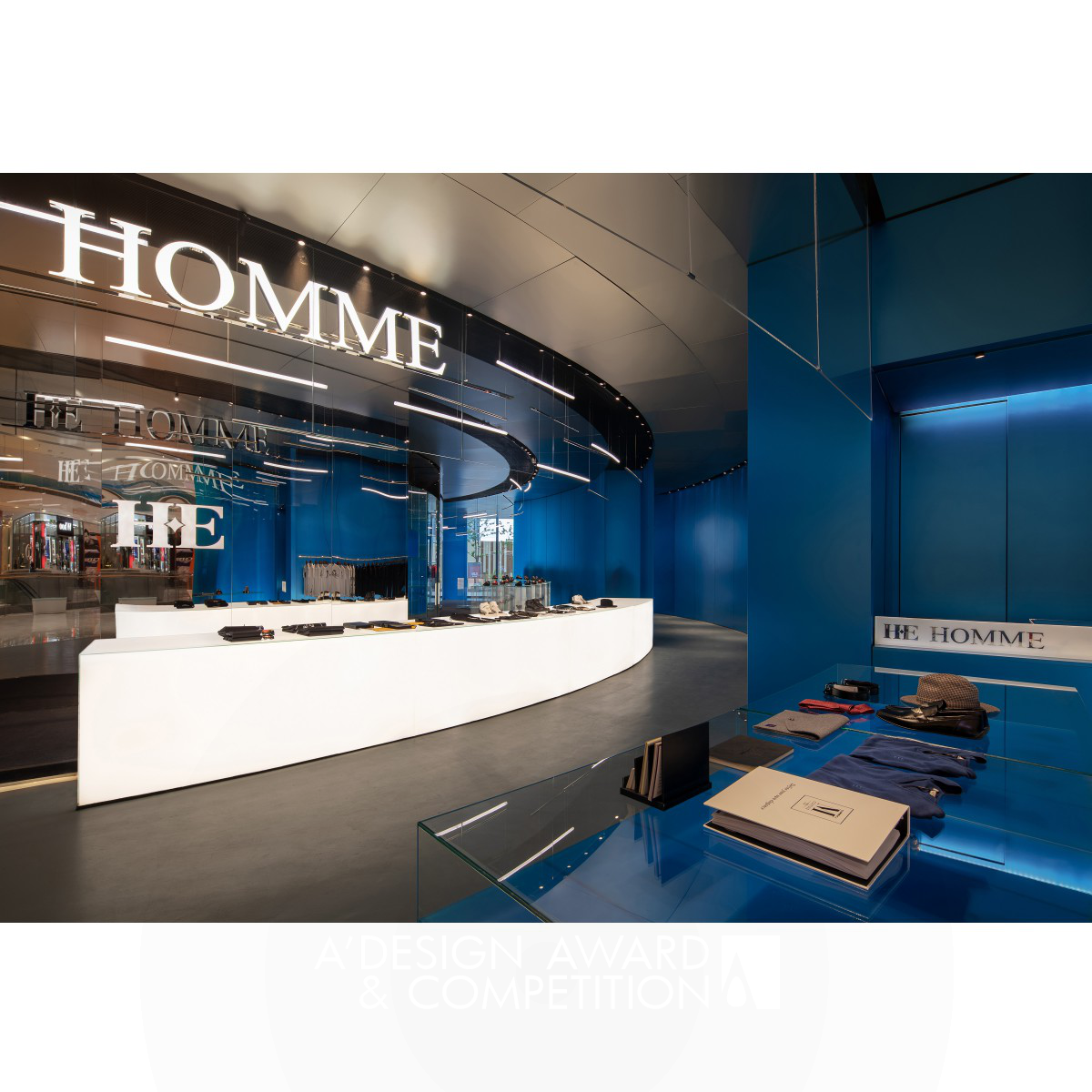 He Homme High-End Couture Men’s High-end Tailor Interior by Kingson Leung