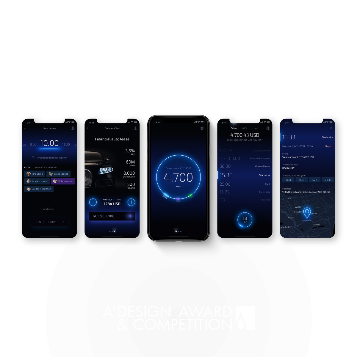 Alex Kreger Mobile App Interface