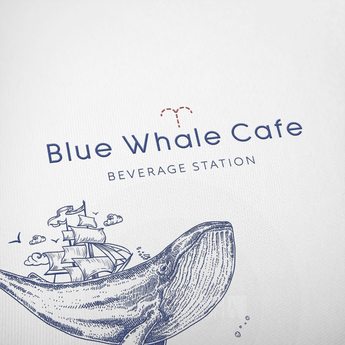 Blue Whale Café <b>Café Branding