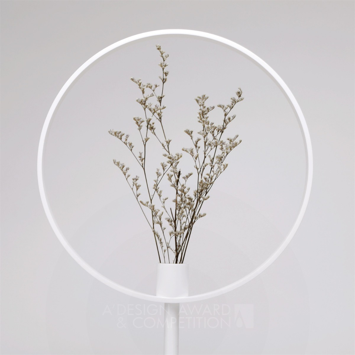 Magnifying Vase physically enlarge the the bottle mouth. by Zhe Feng