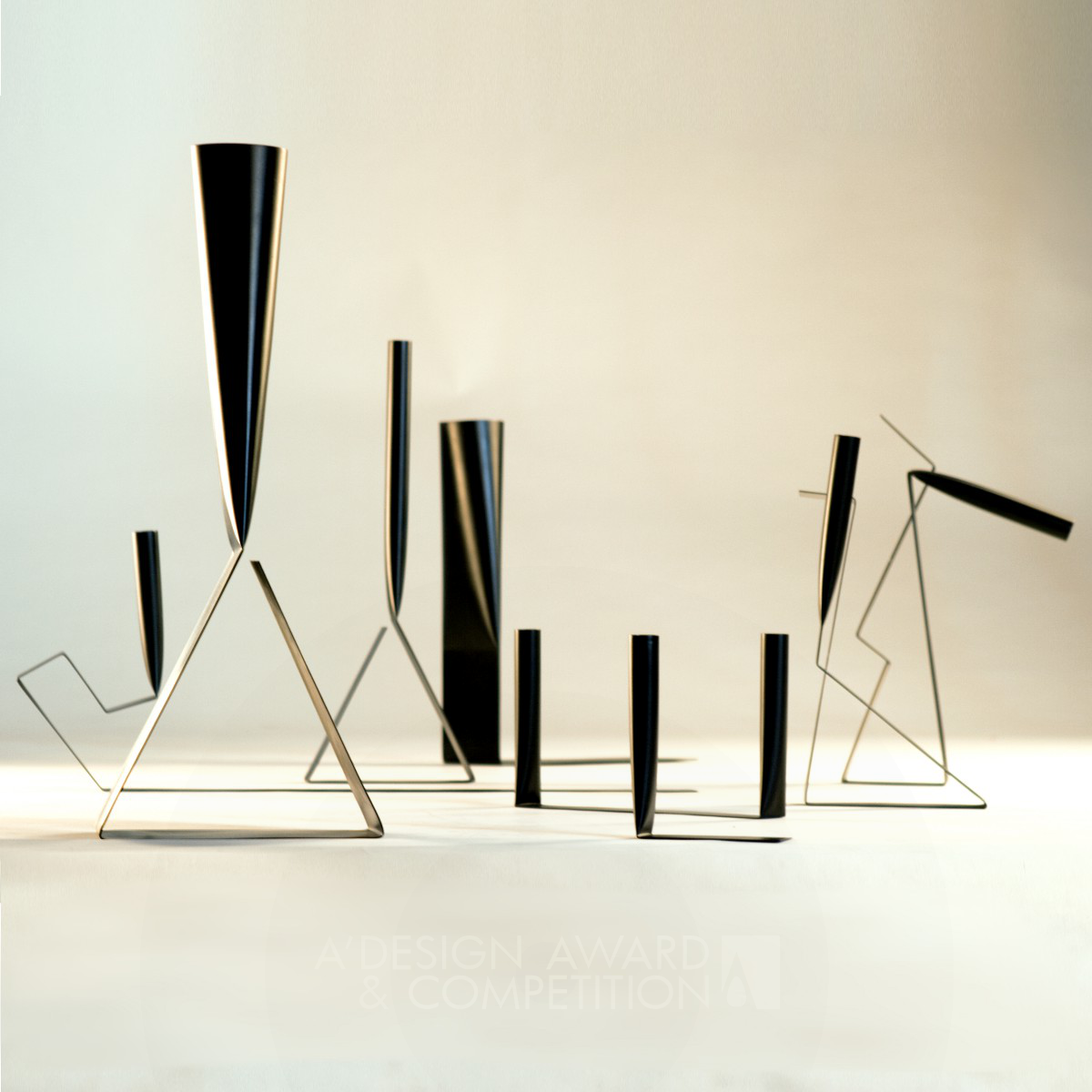 Firo Wang candleholder and vases