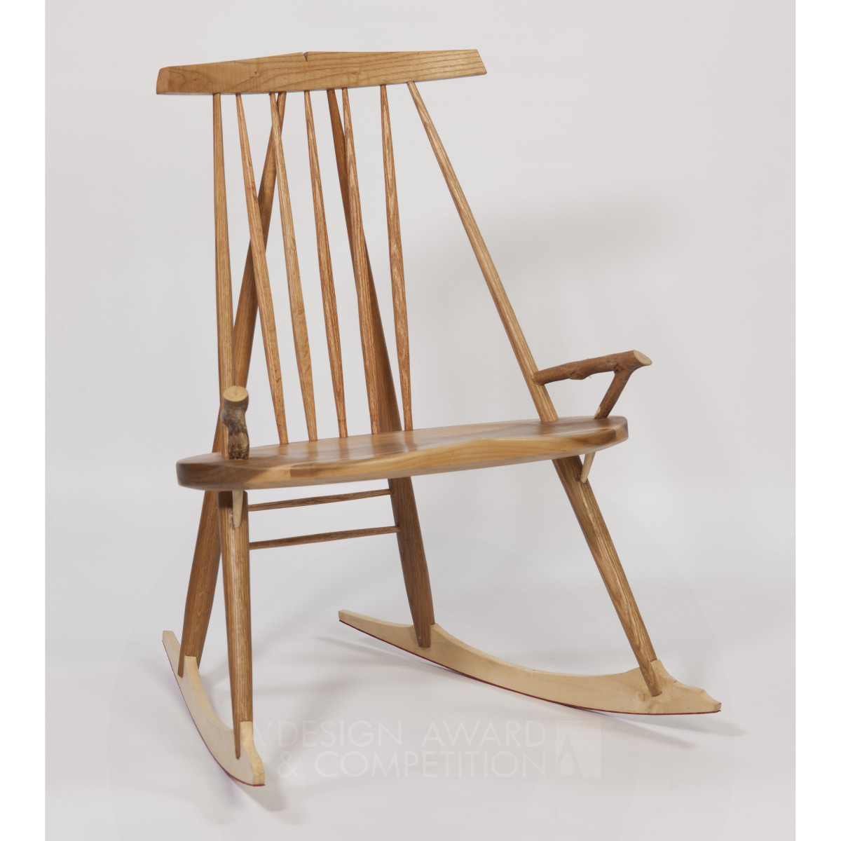 Letter Back Rocker Rocking Chair by Stoel Burrowes
