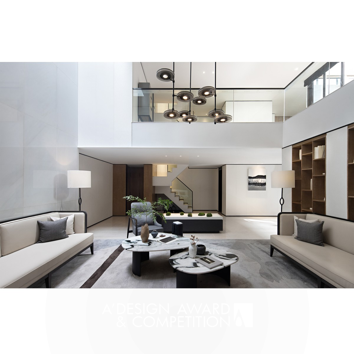 Foshan Tanyue Villa Sample Room by Yu Chao and Guanghui Zeng Silver Interior Space and Exhibition Design Award Winner 2019 