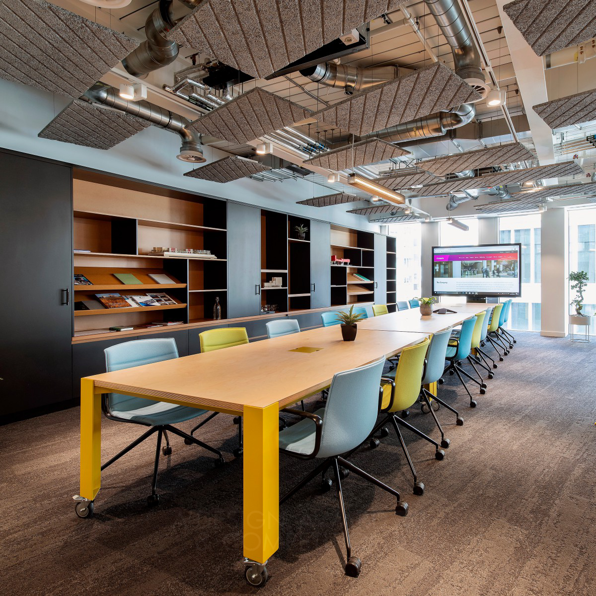 HB Reavis London Office by Evolution Design Silver Interior Space and Exhibition Design Award Winner 2019 