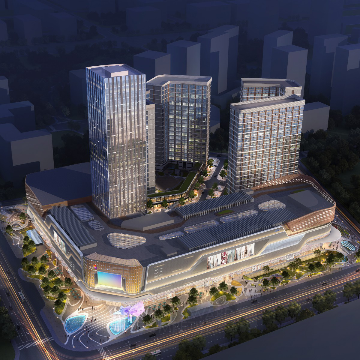Longfor Nanjing Paradise Walk Mixed-Use Shopping Mall by PH Alpha Design Limited