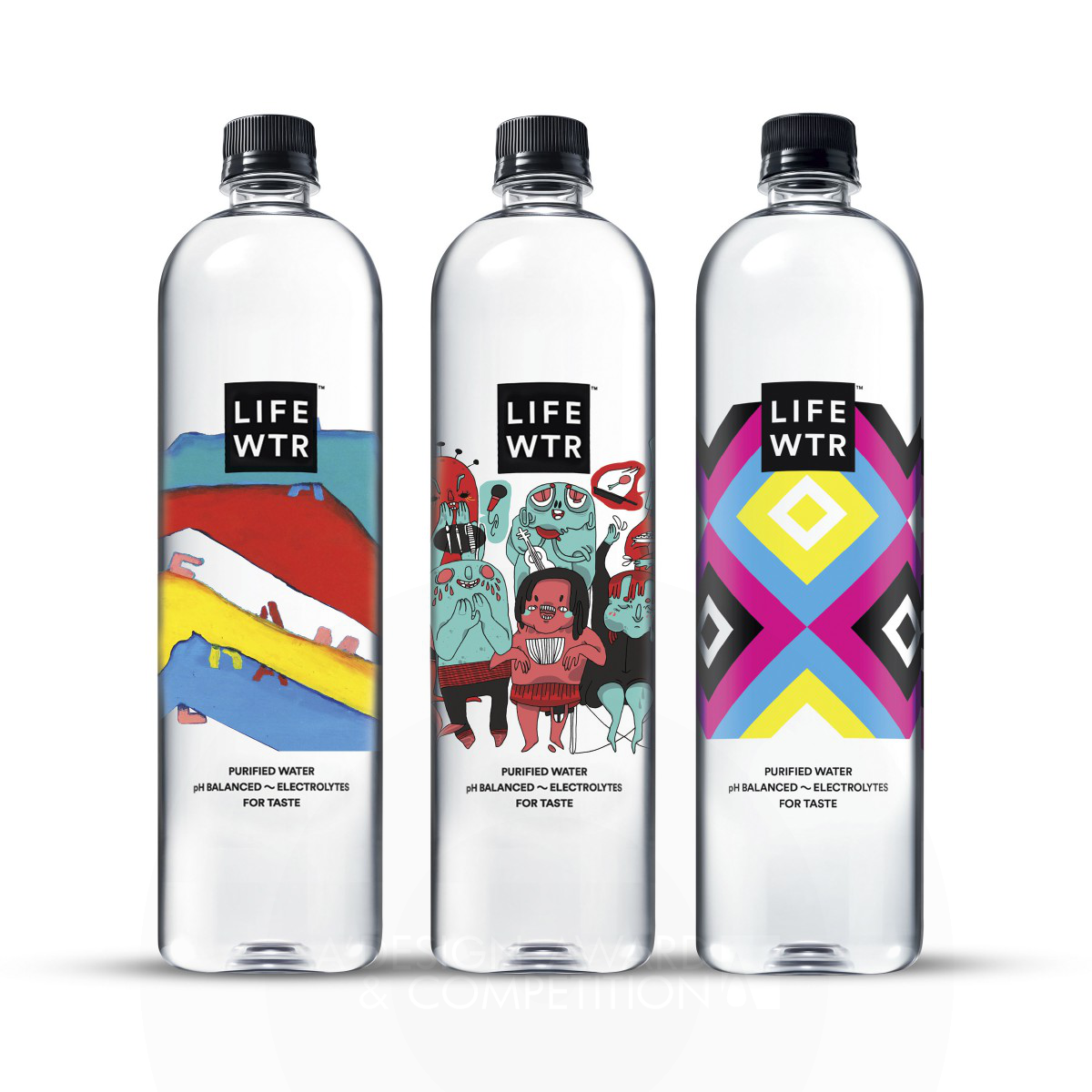 LIFEWTR Series 4: Arts in Education Bottled Water by PepsiCo Design and Innovation