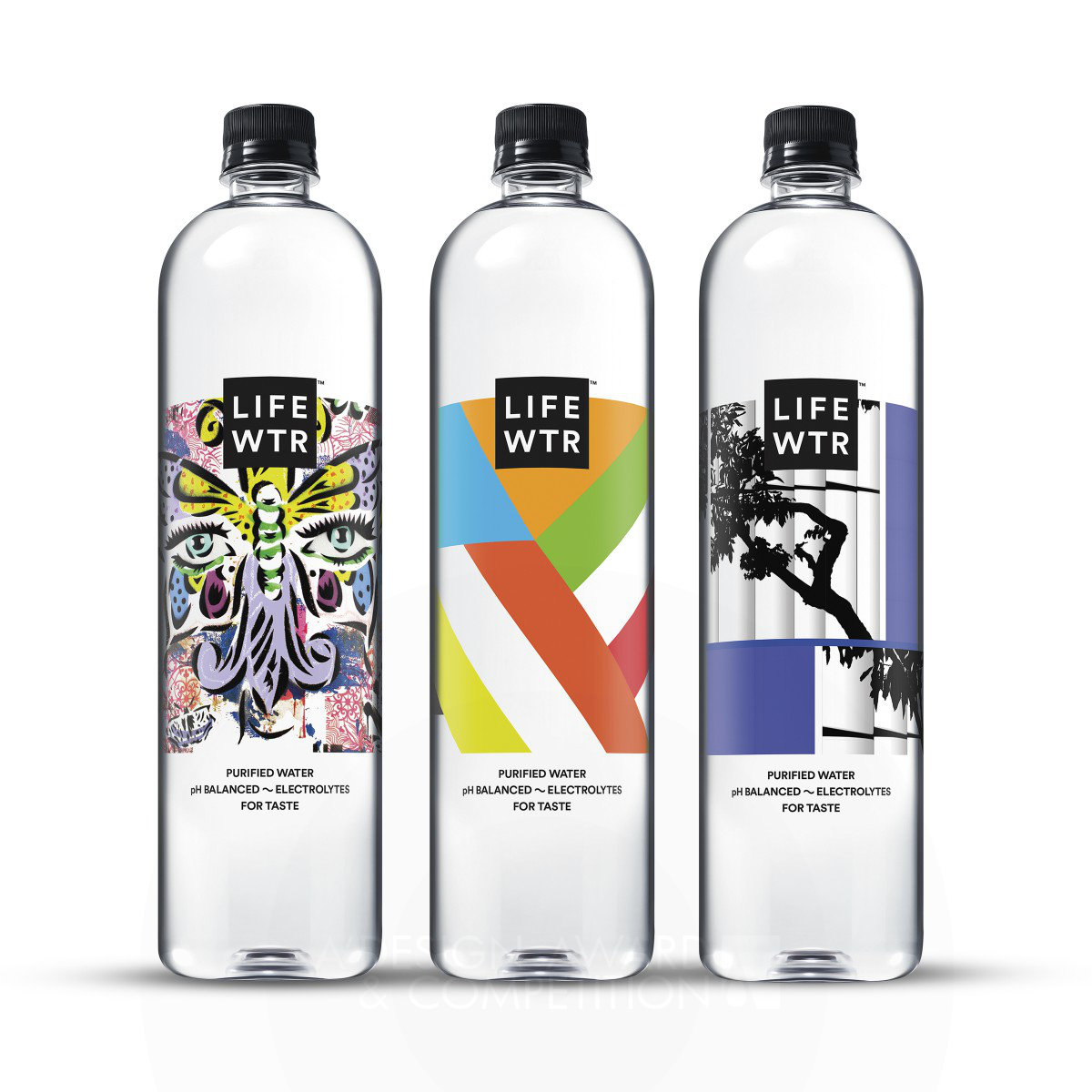 LIFEWTR Series 5: Arts in Education Bottled Water by PepsiCo Design & Innovation Golden Packaging Design Award Winner 2019 